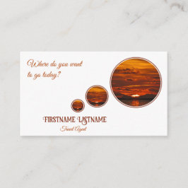 Cartão De Visita soldado da praia do oceano do viagem sonâmbulo