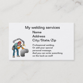Cartão De Visita soldador