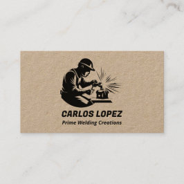 Cartão De Visita Soldadura profissional