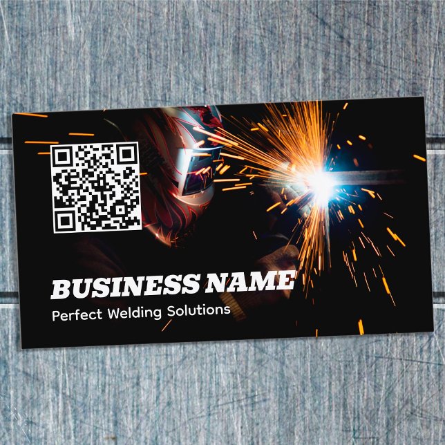 Cartão De Visita Soldadura QR (Welding QR Business Cards)