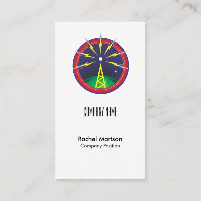 Cartão De Visita Som Retro (Frente)