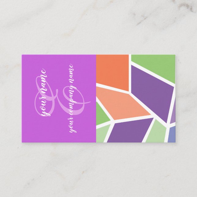 Cartão De Visita Sombras personalizadas da janela (Frente)