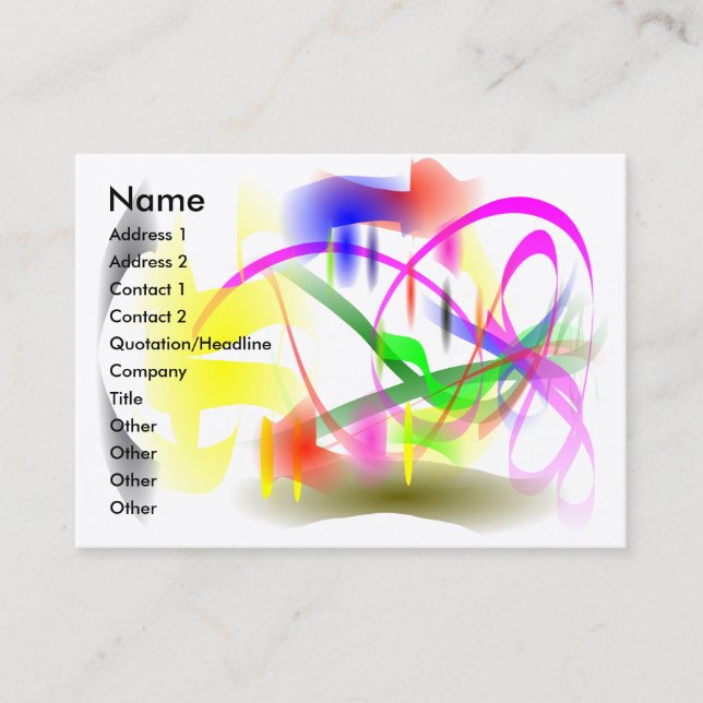 Cartão De Visita sonho da manhã, CALENDÁRIO 2011 (Frente)