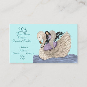 Cartão De Visita Sonhos doces (o anjo & a cisne)