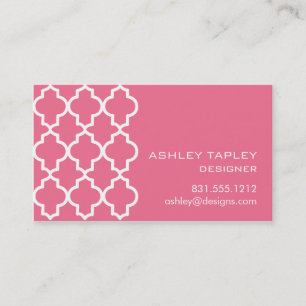 Cartão De Visita Sonhos marroquinos da madressilva