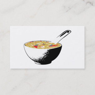 Cartão De Visita sopa de barbatanas de tubarão