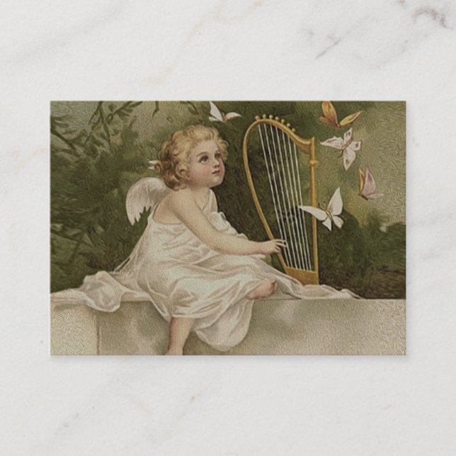 Cartão De Visita Sorriso pequeno do querubim (Frente)