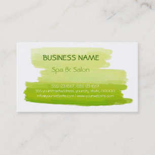 Cartão De Visita Spa e Salon Professional Elegant Modern