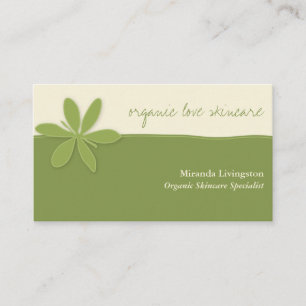 Cartão De Visita Spa Verde Simples
