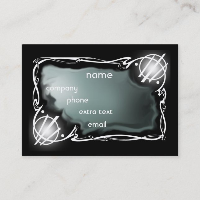 Cartão De Visita speakeasy (Frente)