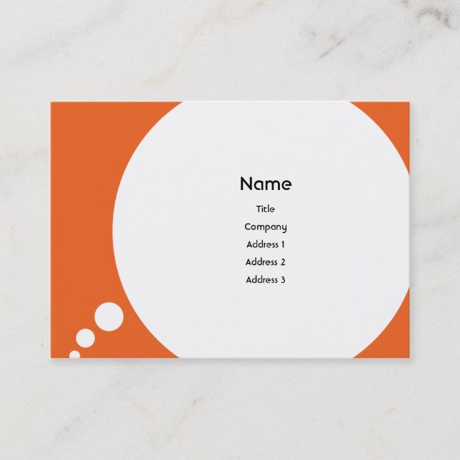 Cartão De Visita Speechbubble - carnudo (Frente)