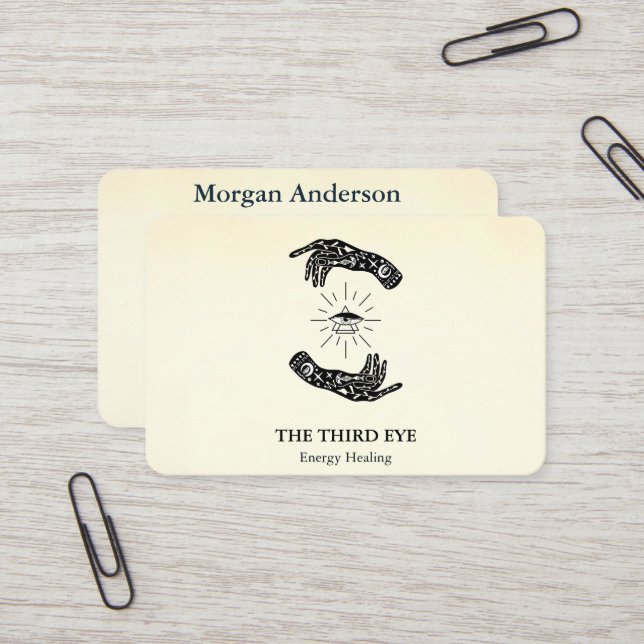 Cartão De Visita Spiritual Energie Heiler Reiki  (Frente/Verso In Situ)