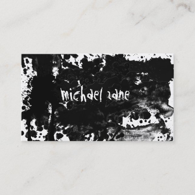 Cartão De Visita Splat v (Frente)