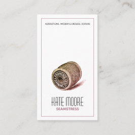 Cartão De Visita Spool De Thread Do Samstress Tailor