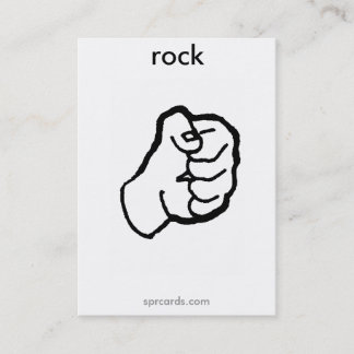 Cartão De Visita sprcards-rockcard