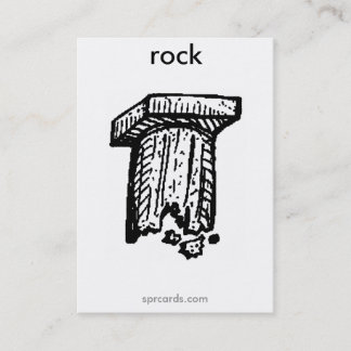 Cartão De Visita sprcards-rockcard