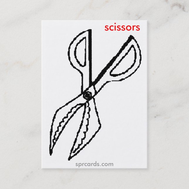 Cartão De Visita sprcards-scissorscard (Frente)