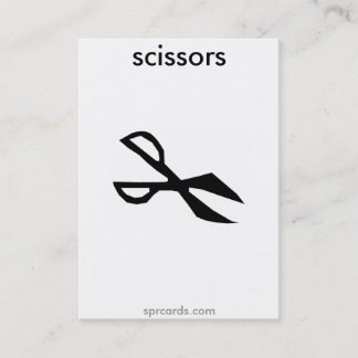 Cartão De Visita sprcards-scissorscard