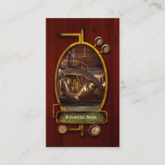 Cartão De Visita Steampunk - Bombeado