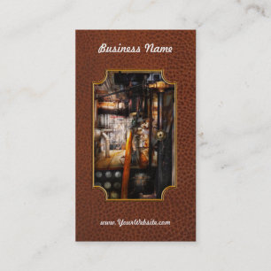 Cartão De Visita Steampunk - Encanamento - Tubulações