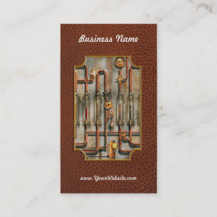 Cartão De Visita Steampunk - O coletor de lubrificação