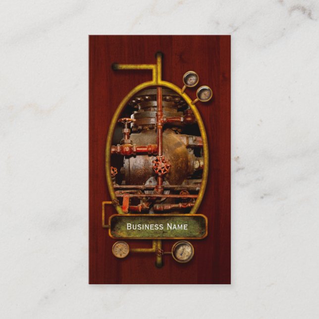 Cartão De Visita Steampunk - Sonhos impossíveis (Frente)