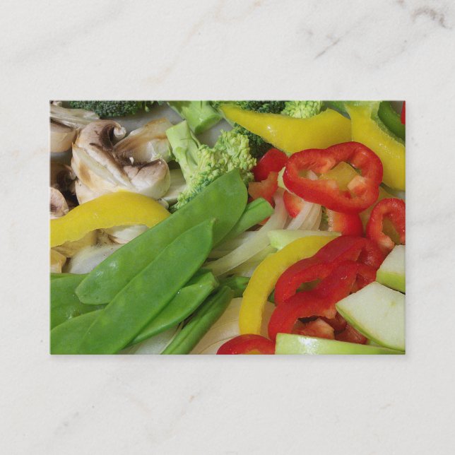 Cartão De Visita Stir-fry 02 (Frente)