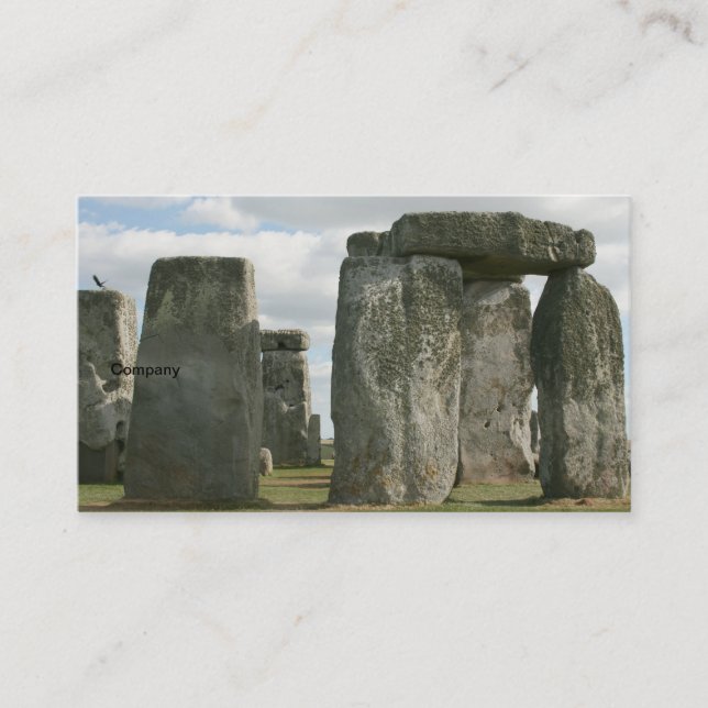 Cartão De Visita stonehenge 5 (Frente)