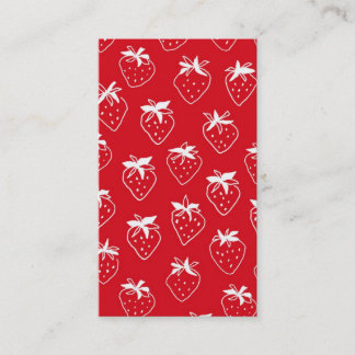 Cartão De Visita Strawberries businesscard