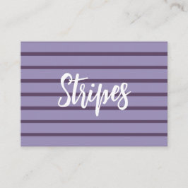 Cartão De Visita Stripes Roxas