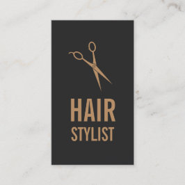 Cartão De Visita Stylist para o cabelo