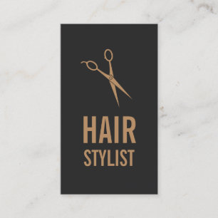 Cartão De Visita Stylist para o cabelo