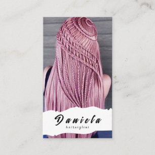 Cartão De Visita Stylist para o cabelo