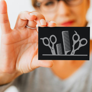 Cartão De Visita Stylist para o cabelo personalizado