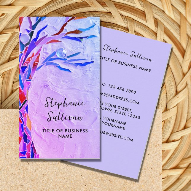 Cartão De Visita Sua árvore de profissão (Criador carregado)