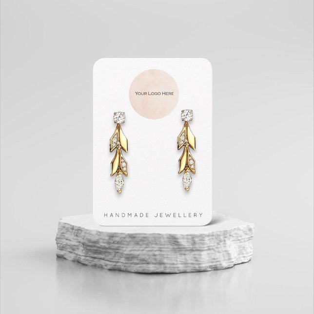 Cartão De Visita Sua placa de exibição de ourivesaria feita à mão (Criador carregado)