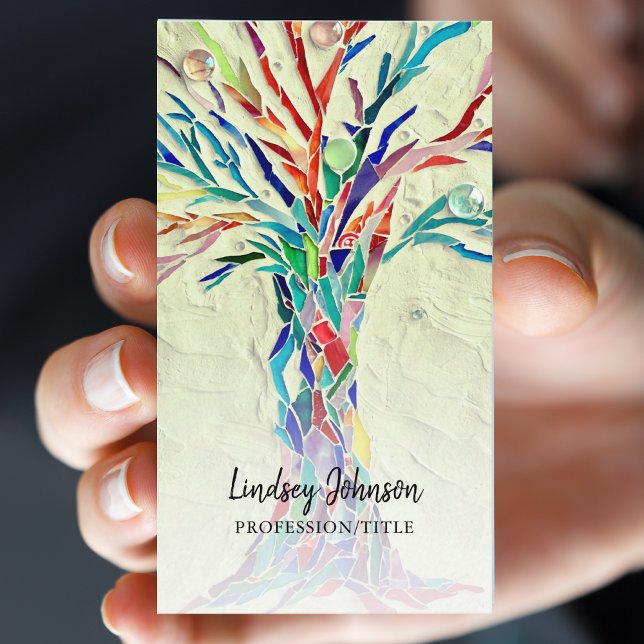 Cartão De Visita Sua Profissão Verde (Criador carregado)