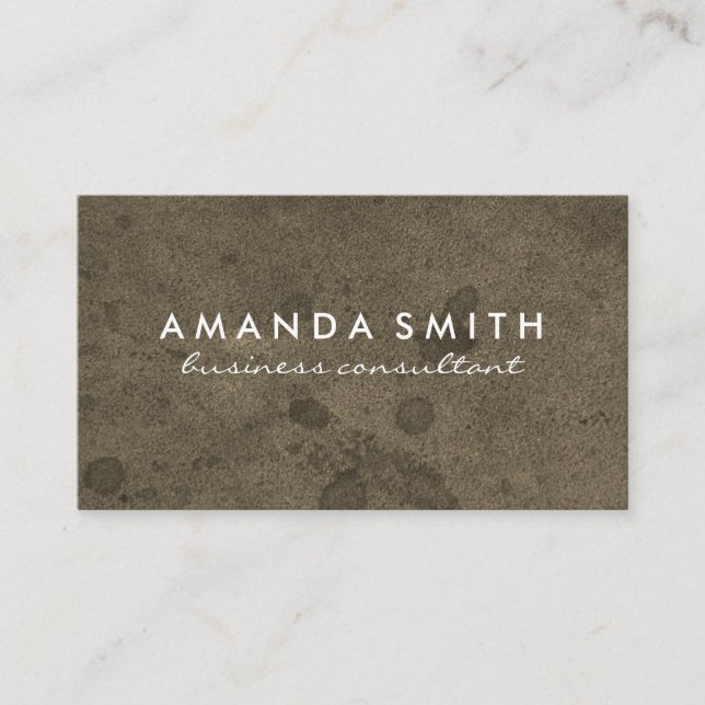 Cartão De Visita Subtle Grunge (Frente)