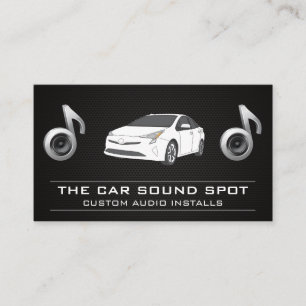 Cartão De Visita Subwoofer Auto-falante de áudio Instalação aut