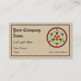 Cartão De Visita Suffolk Hexafoil (Daisy Wheel) Witch Mark