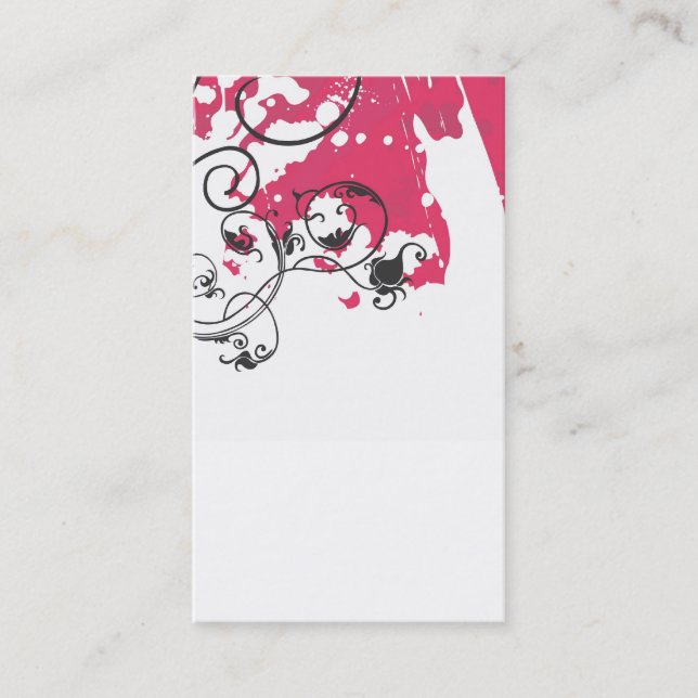 Cartão de visita sujo (Frente)