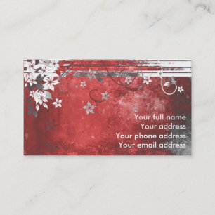 Cartão de visita sujo original