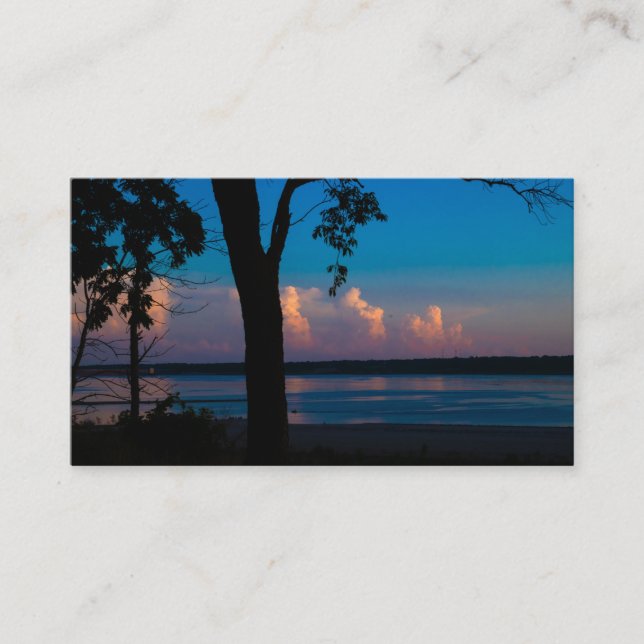 Cartão De Visita Summer Solstice Sunset Business Cards (Frente)