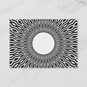 Cartão De Visita Sunburst 01