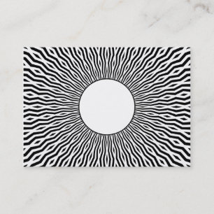 Cartão De Visita Sunburst 02