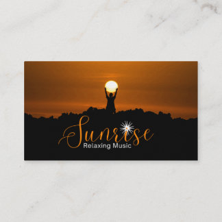 Cartão De Visita Sunrise Relaxing Music Tee