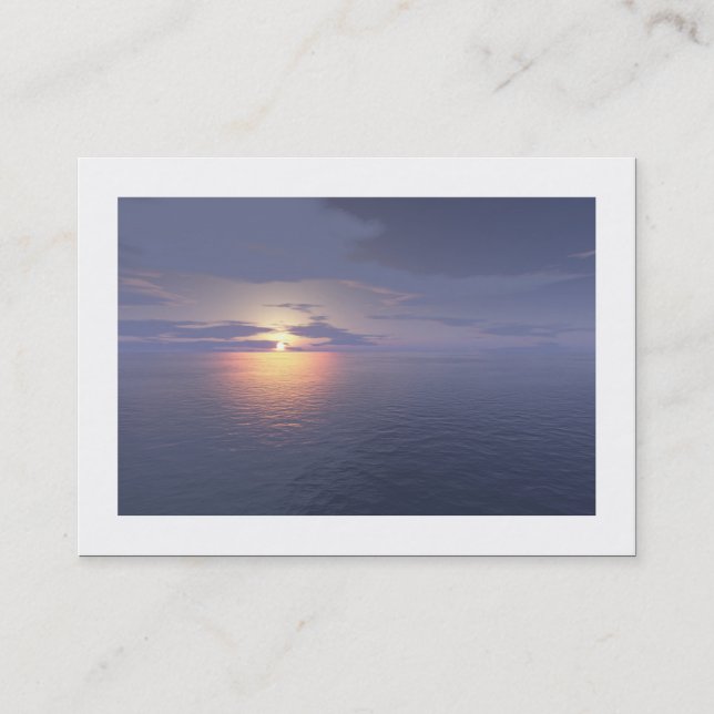 Cartão De Visita Sunrise/Sunset (Bordado) (Frente)