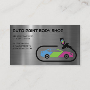 Cartão De Visita Suporte Automotivo   Pintura Automotiva