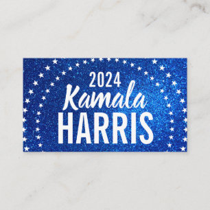 Cartão De Visita Support Kamala Harris 2024 Progress and Unity