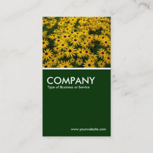 Cartão De Visita Susanos de olhos negros (Rudbeckia Hirta) - Verde 